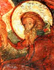 Преподобный Андрей Критский. Фреска XVII в.